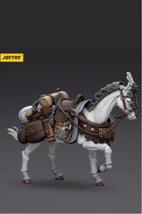 Northern Hanland Empire White Feather Armored Horse